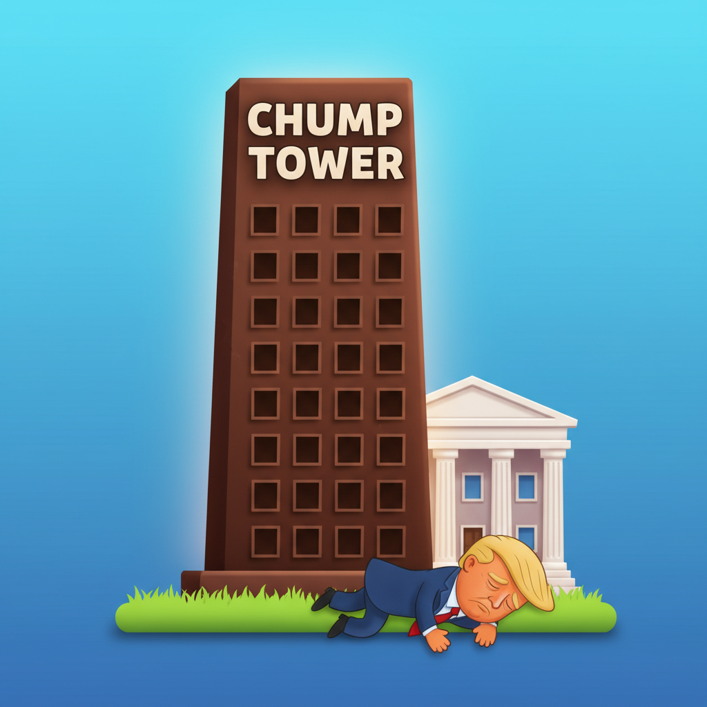 Chump Towers in Drop the Boss — 50x multiplier