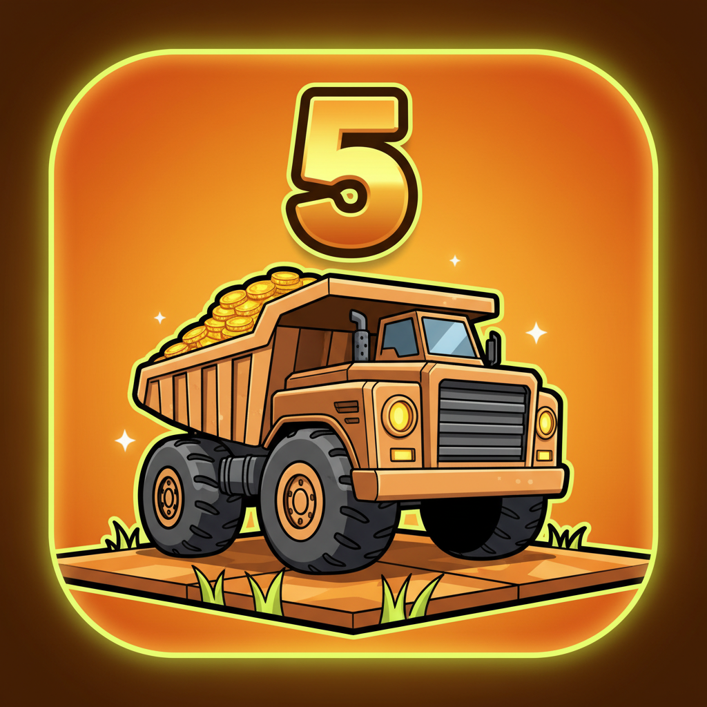 Truck Award in Drop the Boss — 5x multiplier